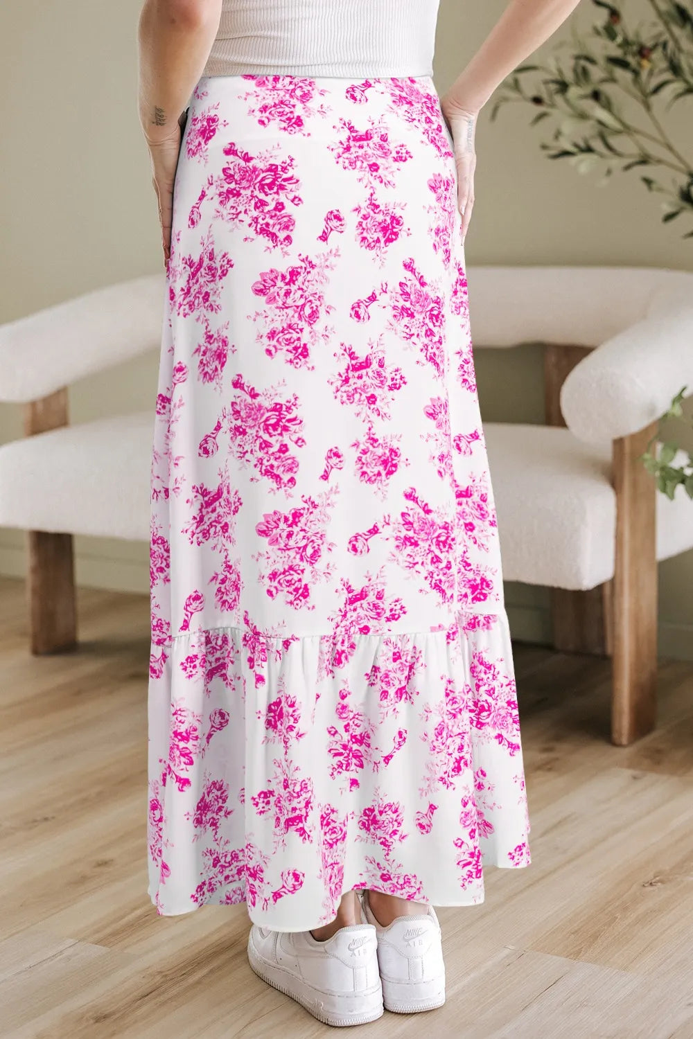 Boho Floral High Waist Ruffle Split Maxi Skirt 2d5940dd-5f54-44d3-81bf-292db56fd2ab-Max-Origin