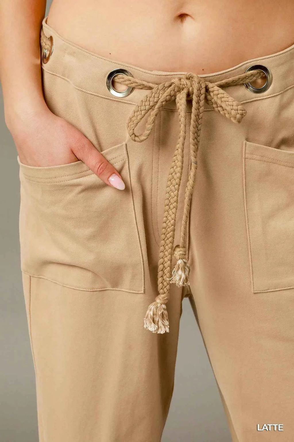 Umgee Cargo-Inspired Drawstring Pants 2dc67f82-bd2f-4ea5-9161-e2e440dc4b4b-Max-Origin