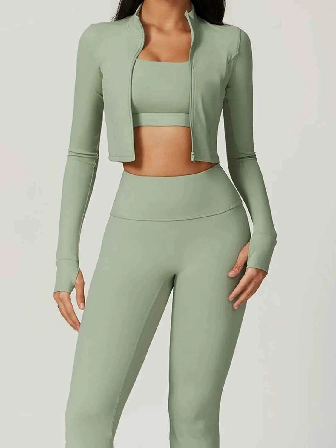 Bra Outerwear and Leggings 3-Piece Active Set Gum Leaf 2dd5c429-6e4c-4c67-ae9f-119325e26789-Max-Origin