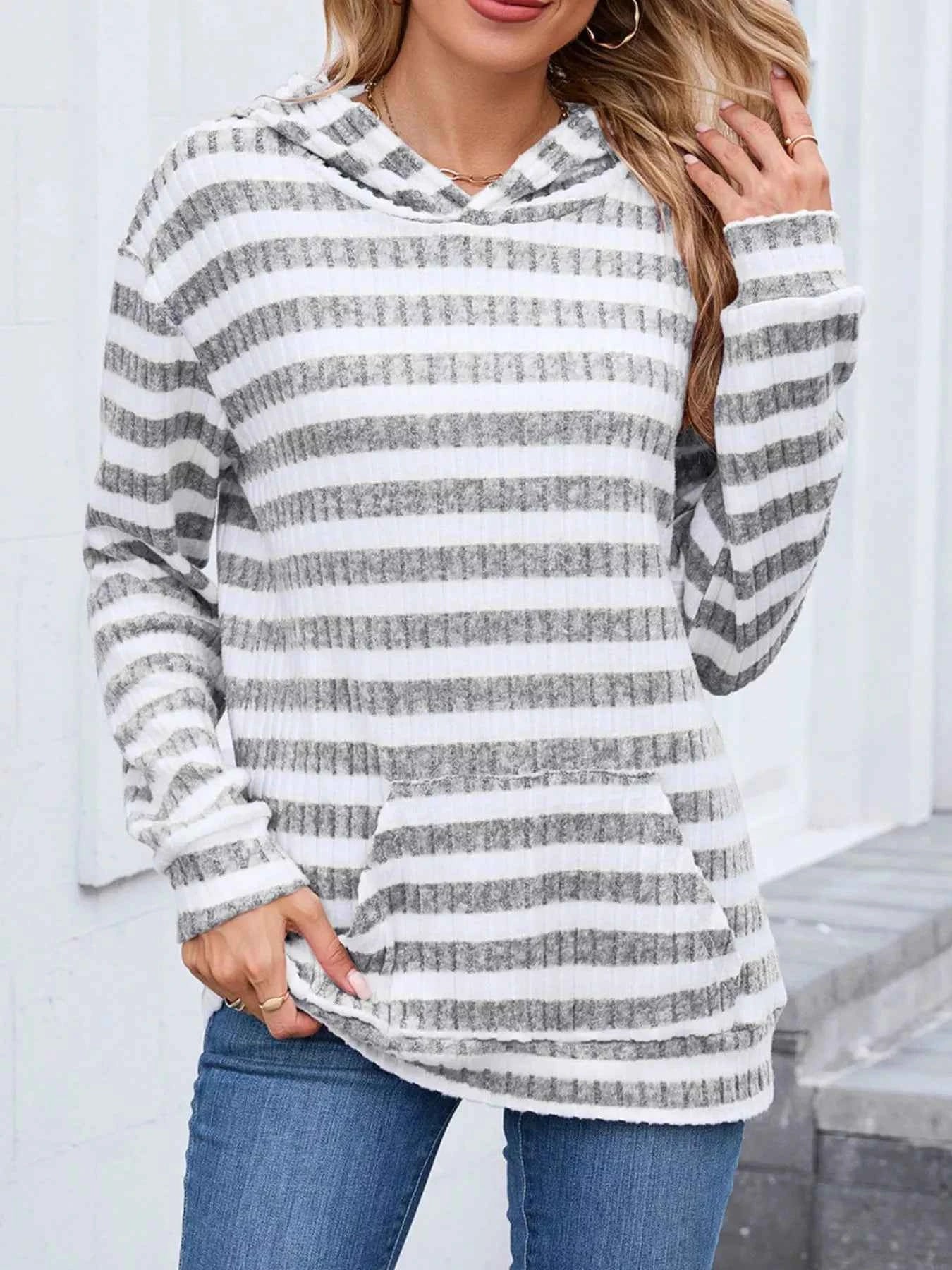 Striped Dropped Shoulder Hoodie 2de023b1-8dc7-4049-af09-47d2b98d1ea5-Max-Origin