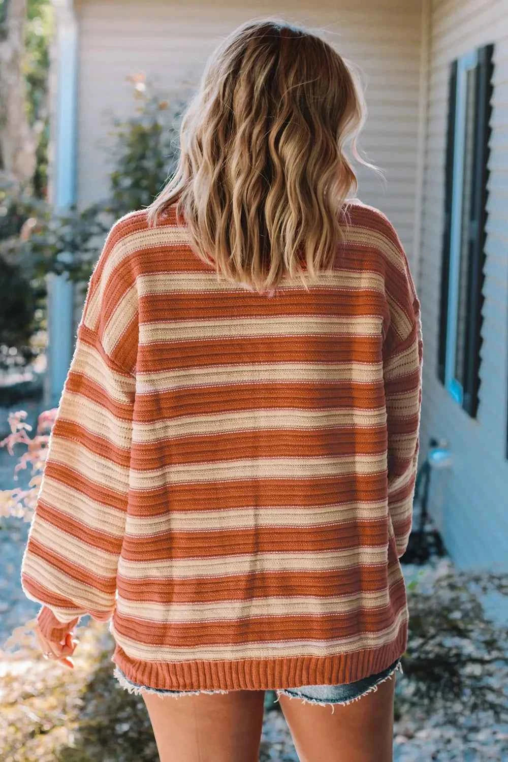 Striped Oversized Dropped Shoulder Sweater 2e80bd7c-2866-4d57-a1b3-701b40d9d27d-Max-Origin