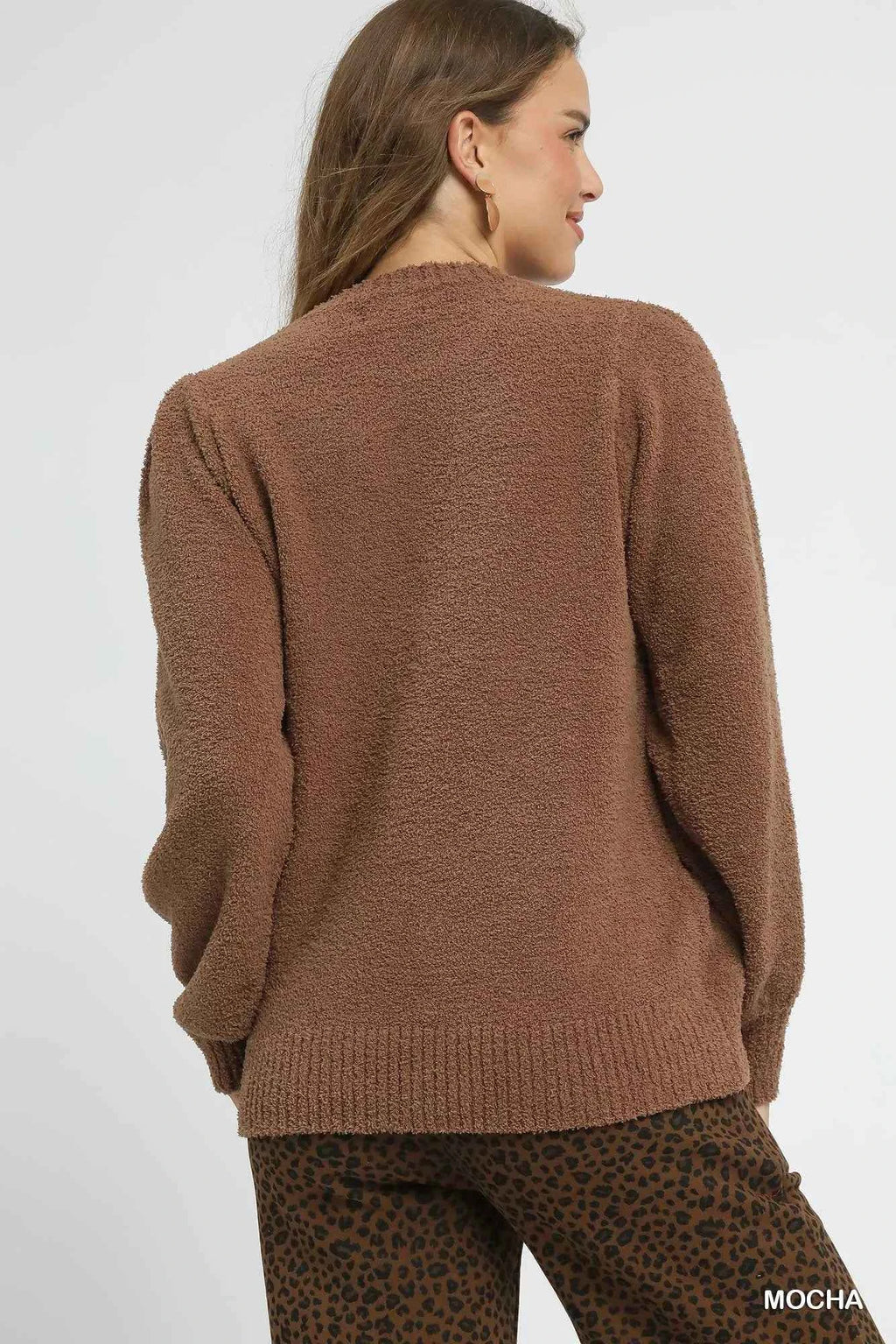 Umgee Textured Long Sleeve Sweater with Ribbed Trim 2ec10d48-9a0e-4b28-9a3d-caddc72df441-Max-Origin