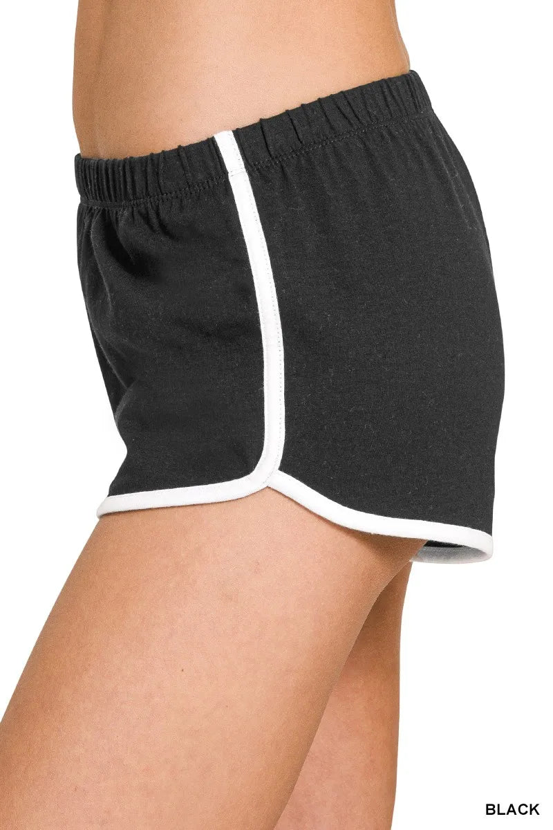 Zenana Elastic Waistband Dolphin Shorts 2f180c662257464fb537ec96213692d2-Max-Origin