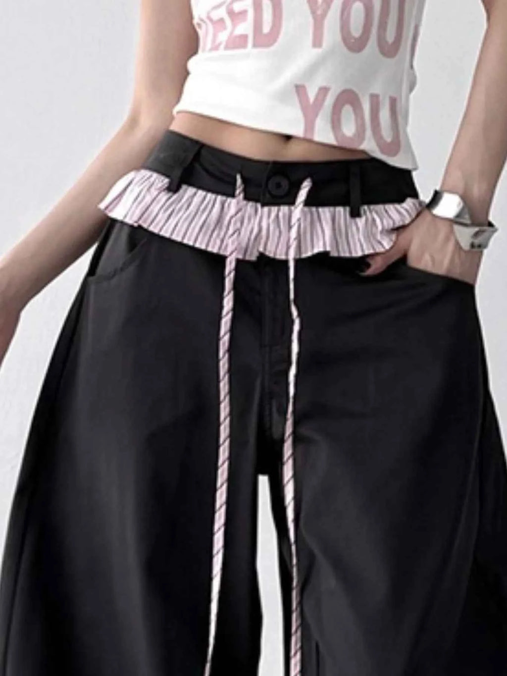 Wide Leg Drawstring Casual Pants 2f26c27f-f7eb-4098-b49e-6dc261ed80b0-Max-Origin