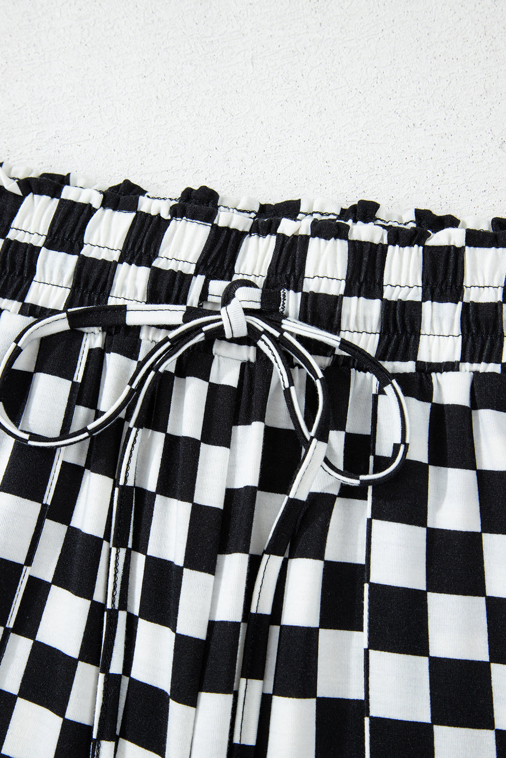 Beige Checkered Print Long Sleeve Loose Fit Pajama Set 2f2e0372f9fdeb50