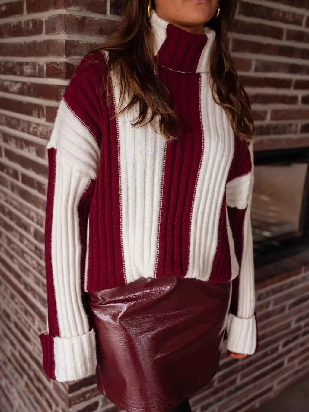 Color Block Ribbed Turtleneck Sweater 2f35c37c-d84a-4459-ac36-bd461d292543-Max-Origin