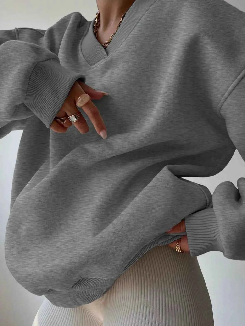 Dropped Shoulder Long Sleeve Oversized Sweatshirt 2f59096ba1dd4d50acfa7194e5c49138-Max-Origin