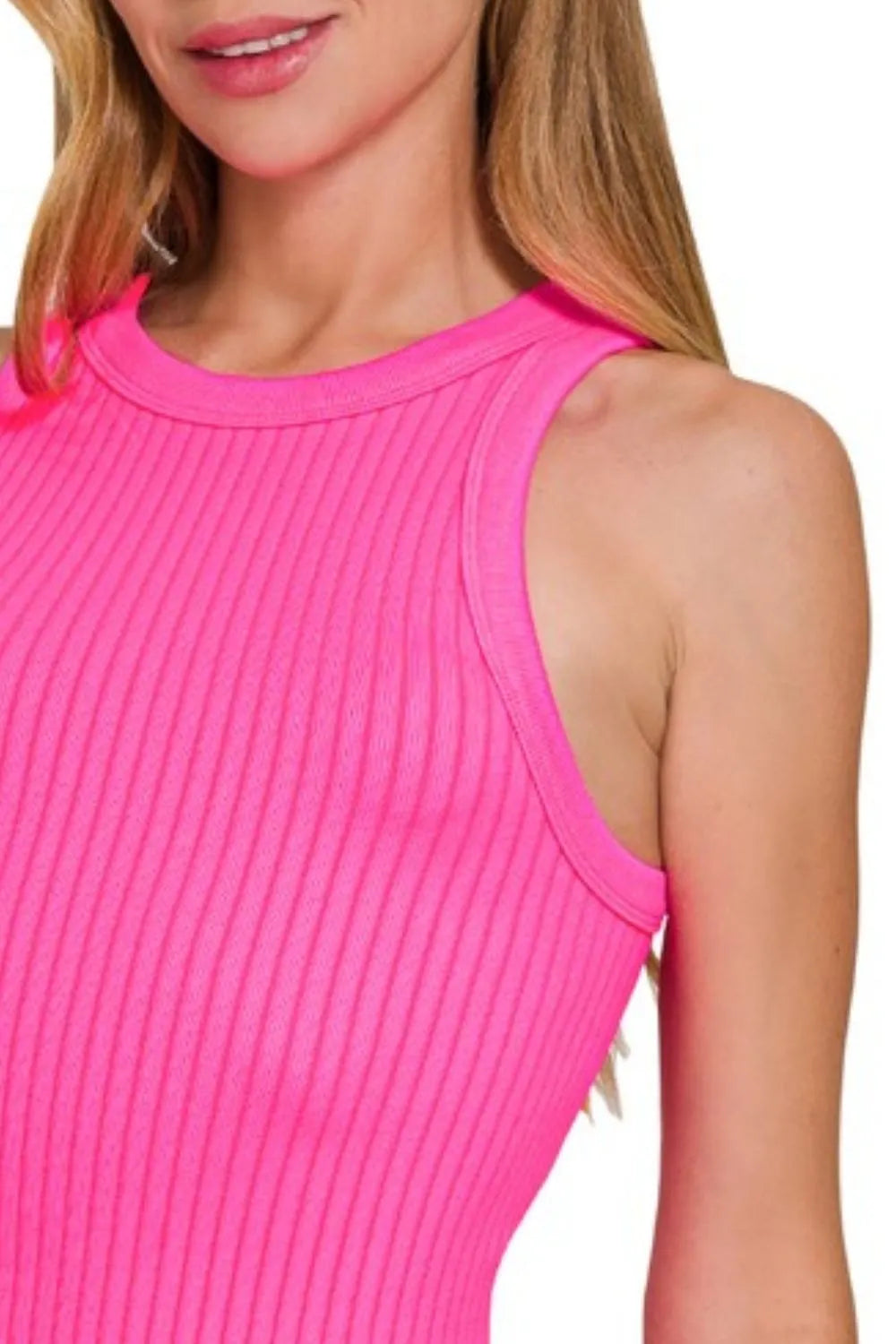 Zenana Seamless Ribbed Crop Tank 2f707c5d-3dd7-47a4-9f93-ca1bfcc392cf-Max-Origin