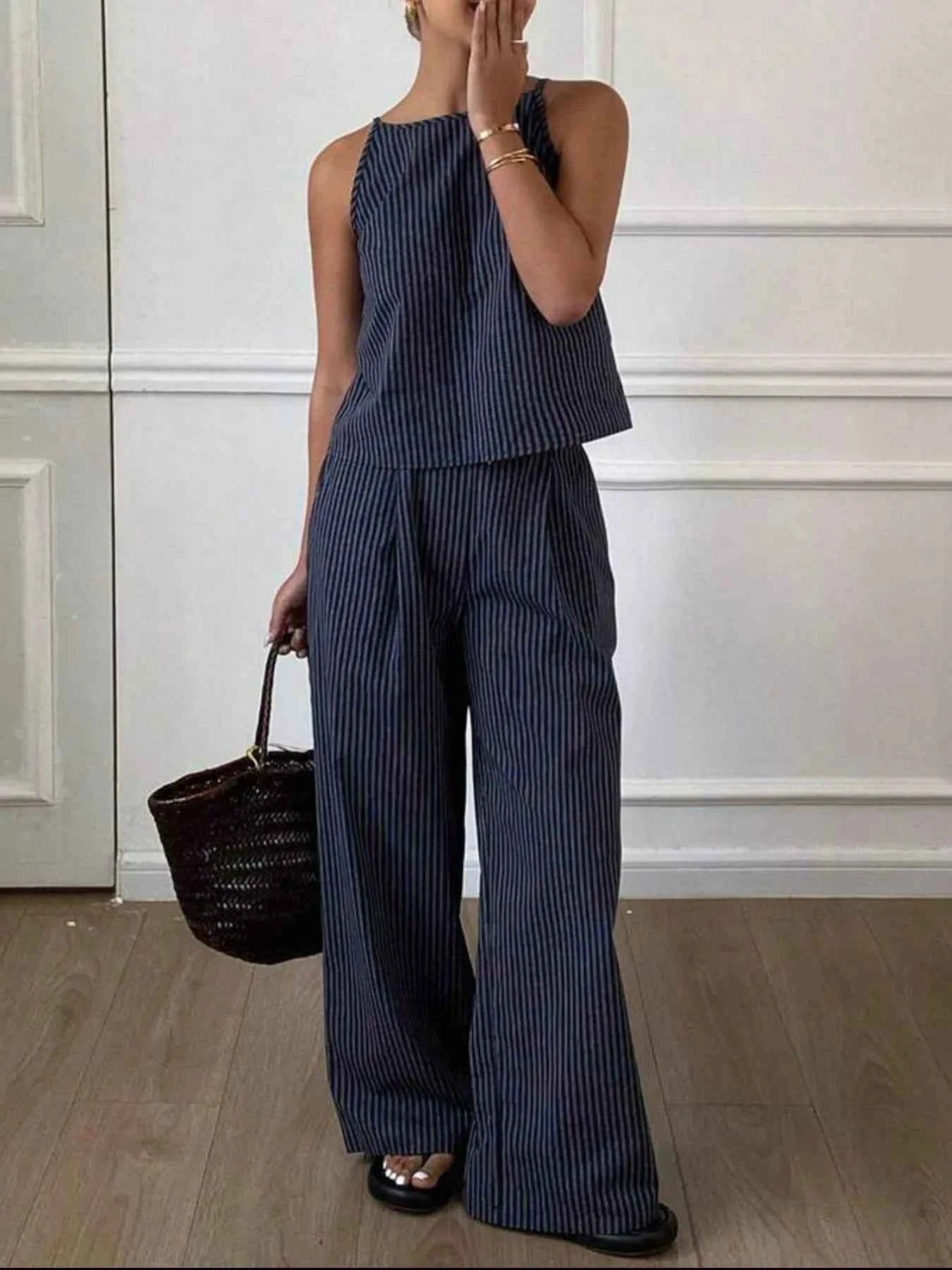 Striped Round Neck Tank and Wide Leg Pants Set 2f7e6900-9d90-46a7-b224-f87d8cce0064-Max-Origin