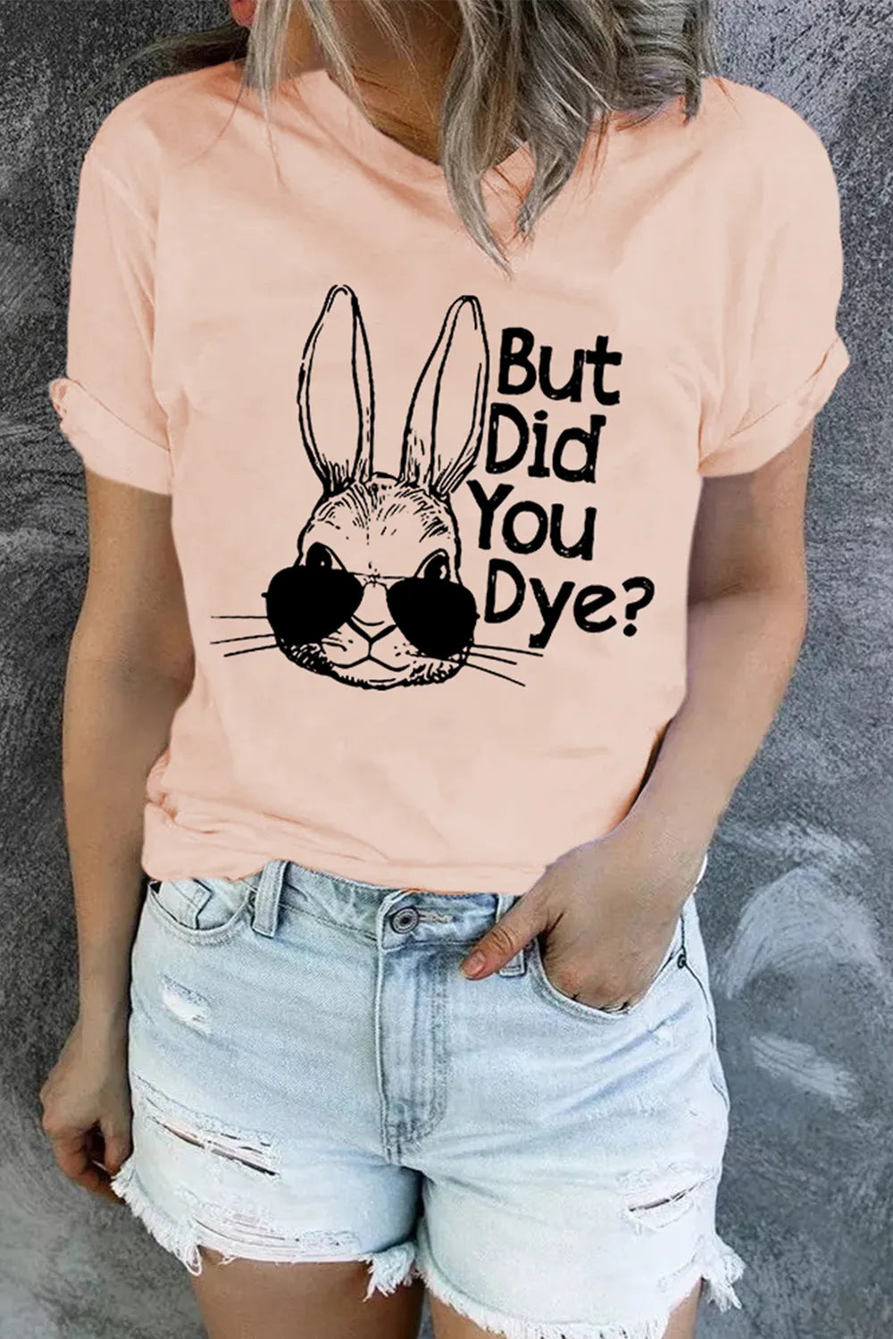 Rabbit Graphic Round Neck T-Shirt 2fa1cc67-f461-4533-a243-98f6c8ad3001-Max
