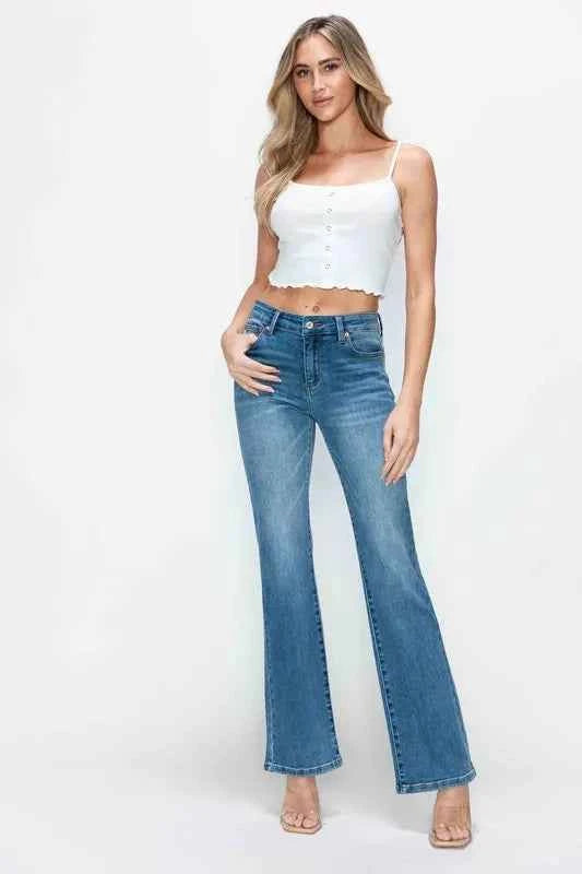 bytos Full Size Cat's Whiskers Mid Rise Bootcut Jeans Medium 2faac44a-e5c1-47ca-9950-d3ff787fc43d-Max