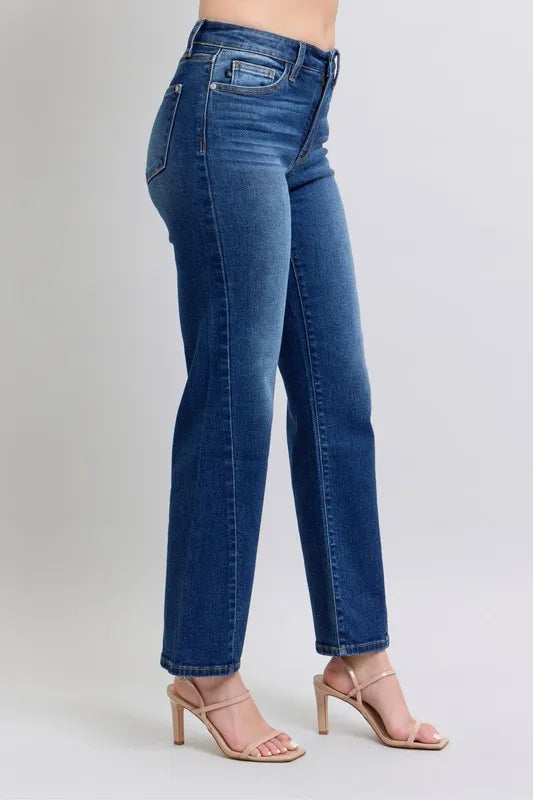 Judy Blue Full Size Side Seam Detail Straight Jeans with Pockets 2faddfbd-d4fb-4ee2-8a92-a421a7e880bc-Max