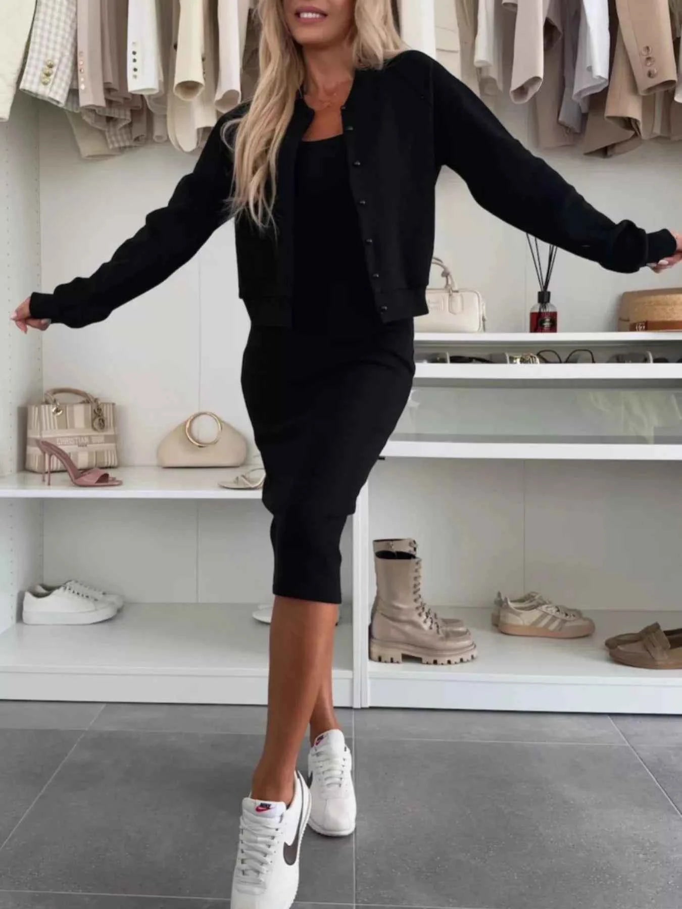 Full Size Slit Square Neck Dress and Outerwear Set Plus Size 2fb98388-ccf9-4e0d-951b-1185d0592f25-Max-Origin