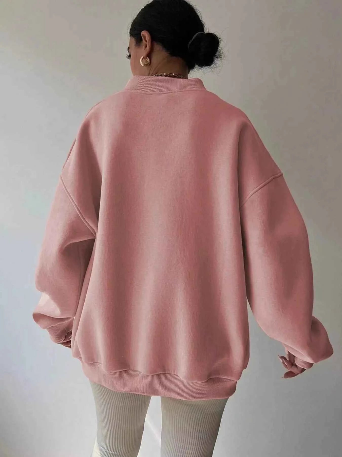 Dropped Shoulder Long Sleeve Oversized Sweatshirt 2fce3ed1b3be42688939ed1de26f4e29-Max-Origin