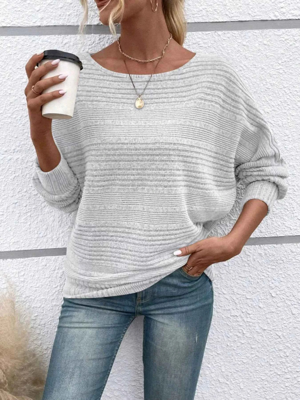 Ribbed Round Neck Long Sleeve Top 31586645a0c648bda18b7f7ad8bd0599-Max-Origin