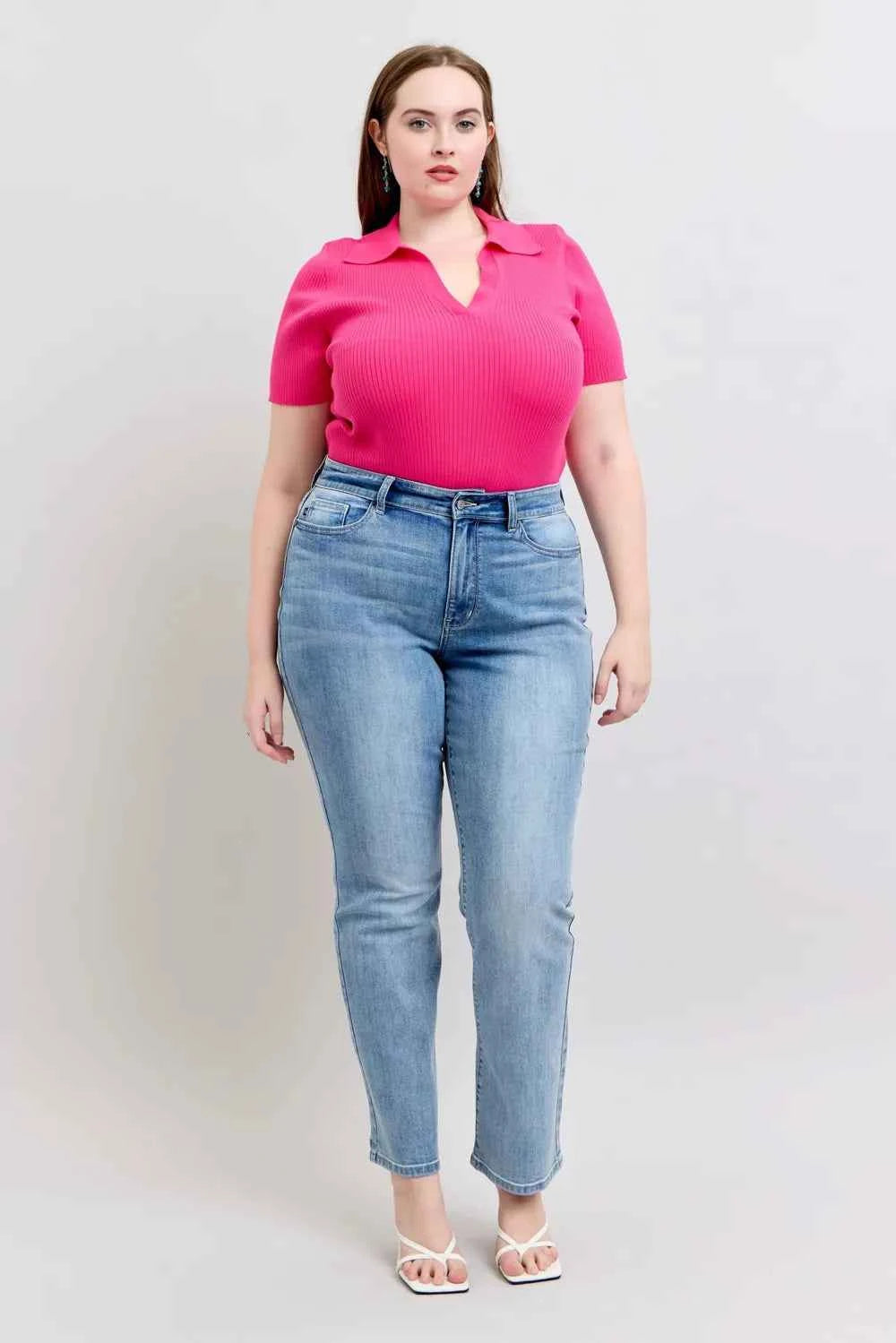 Judy Blue Plus Size High Waist Dad Jeans 317c14ce-8920-47f3-b812-62c7d7135d8d-Max