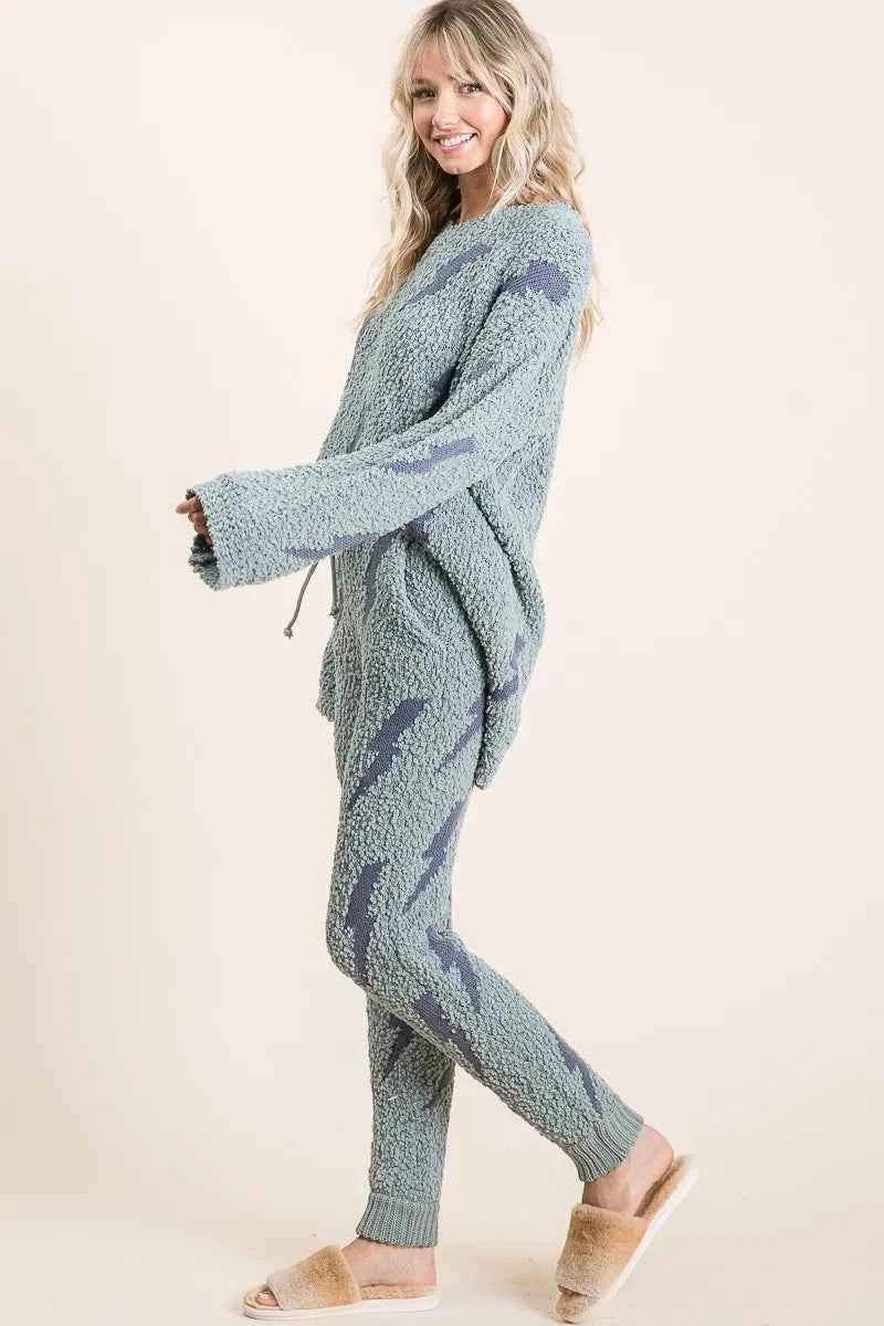 BiBi Cozy Soft Hairy Popcorn Sweater Pants 31cdc1673ac842f58d4803527143a8c7-Max-Origin