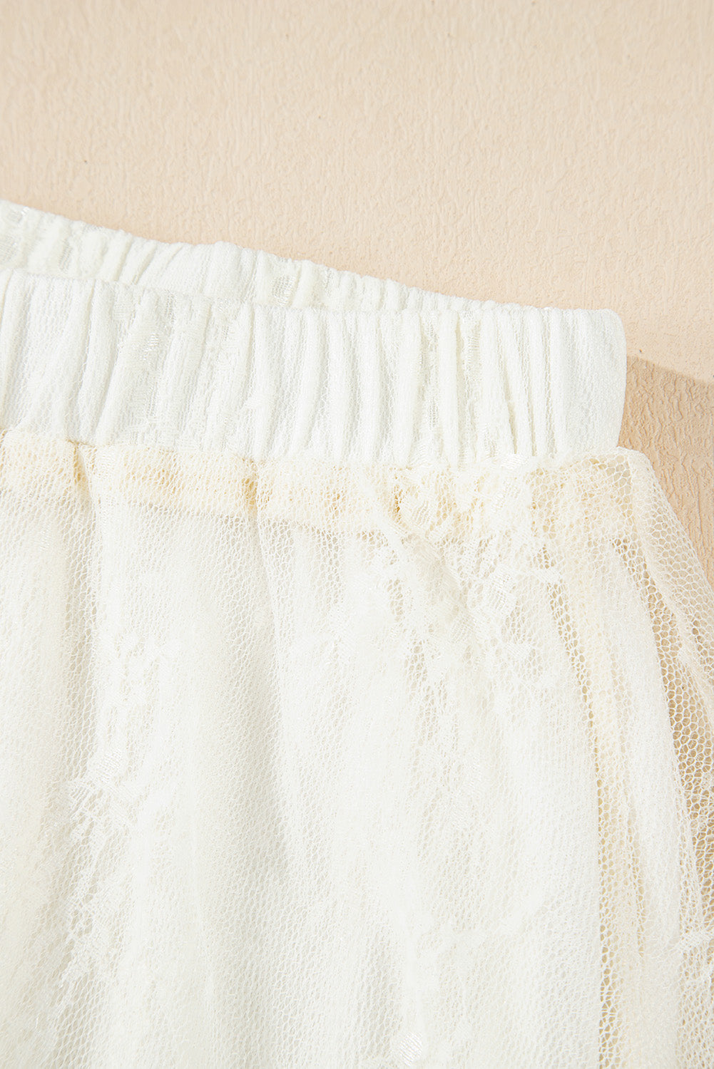 Apricot Lace Cascading Tiered High Waist Maxi Skirt 31deb9eb95f7dd4f