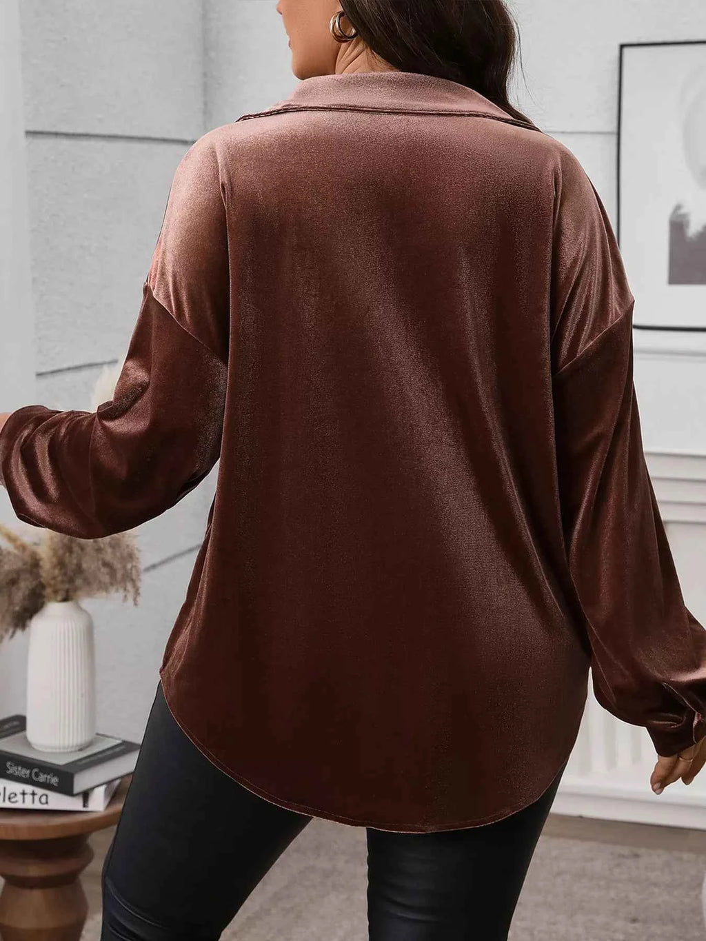 Plus Size Button-Down Long Sleeve Oversized Shirt 320a4978c3ef46b4b9e7953abfd13b50-Max-Origin