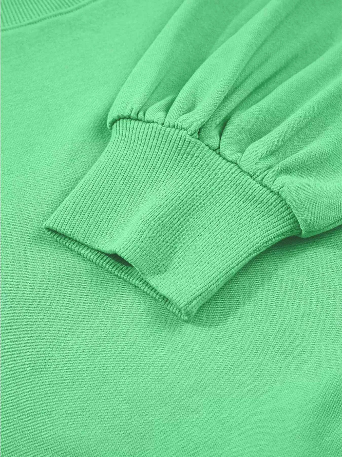 Drop Shoulder Puff Sleeve Crop Top and Drawstring Wide Leg Pants Set 324f525c3e594edeaa72773701e61a9f-Max-Origin