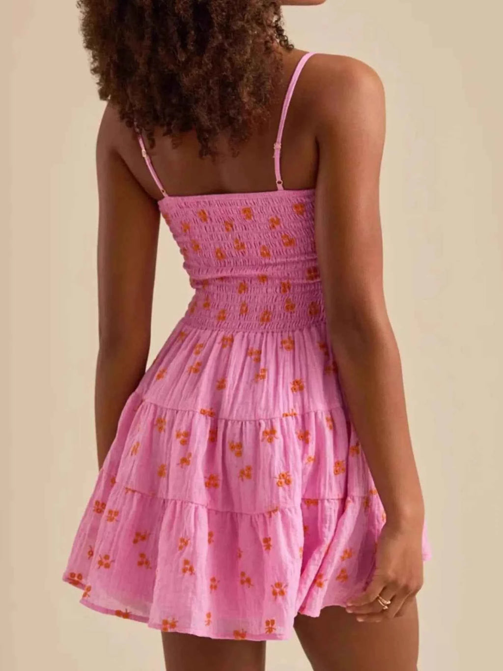 Floral Smocked Tiered Mini Cami Dress 32b01d74-9ef3-4969-ba3f-8bbcce126af8-Max-Origin