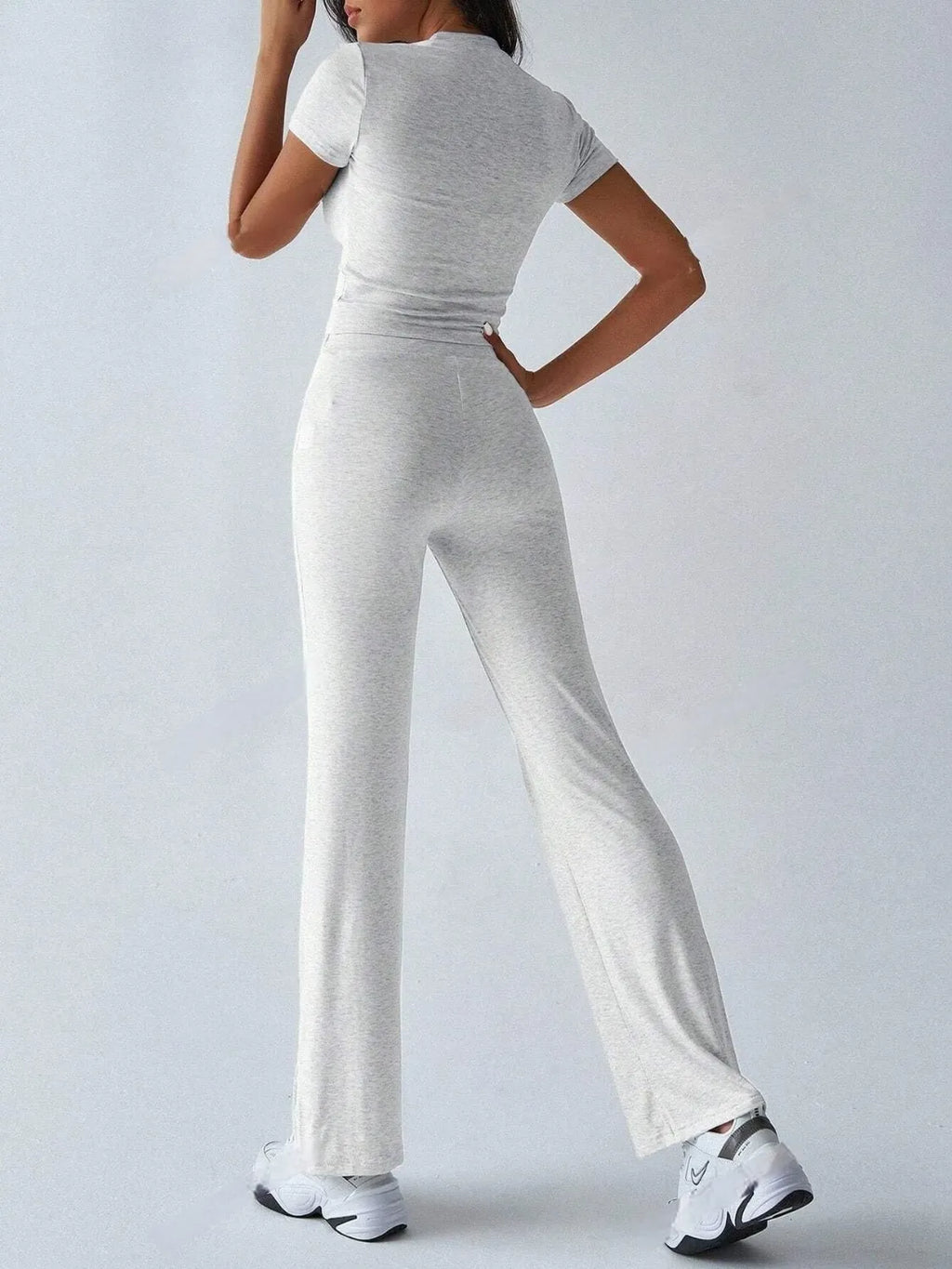 Round Neck Short Sleeve Top and Pants Set 32e9f469-a87f-4276-9032-97292fc04418-Max-Origin