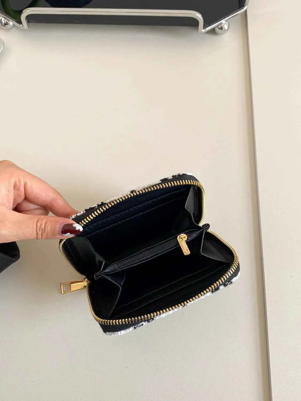 Plaid Polyester Card Case 3306ce02-3bb0-4217-9b5e-6abb914c00b5-Max-Origin