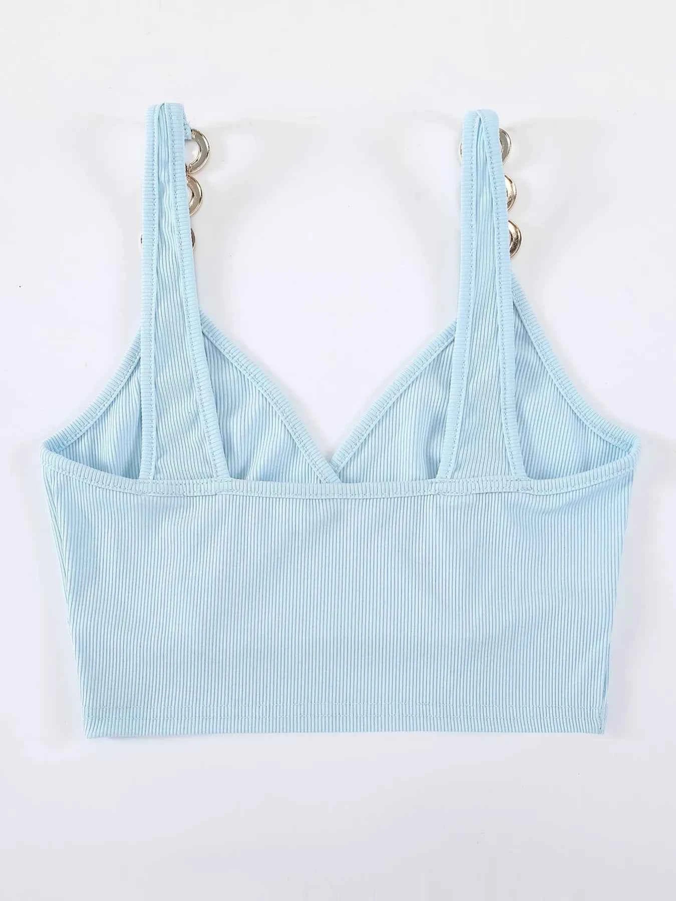 Chain Strap Ribbed Cami Top 331f7d5ca89a439e87e804d22871b6bc-Max-Origin