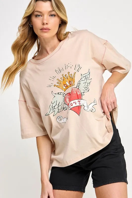SAGE+FIG Love-Inpired Graphic Oversized T-Shirt 33c41924-c66f-4698-ae7d-f9a2cff94d2f-Max