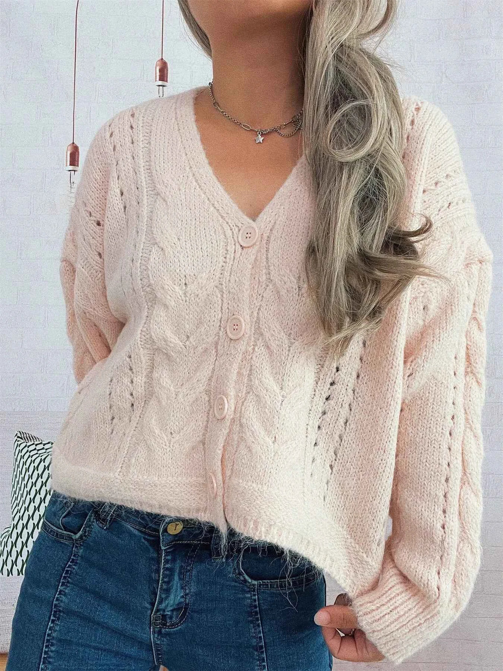 Cable Knit Button-Up Cardigan 33d4e823ac424ad5bfaf1e0b72af9aed-Max-Origin