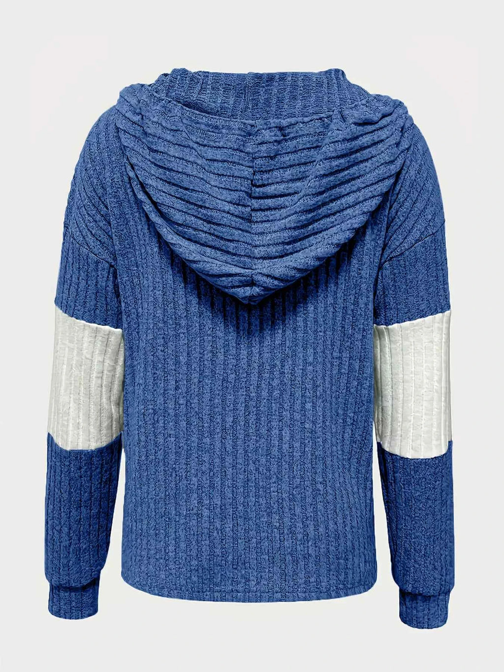 Color Block Drawstring Long Sleeve Hoodie 34be6383-42ed-44a7-b0a1-06a132c7a38f-Max-Origin