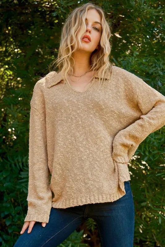 And The Why Textured Basic Collar Neck Sweater Pullover 34e1f1dc1b37486a9d82fb22a8dd473e-Max-Origin