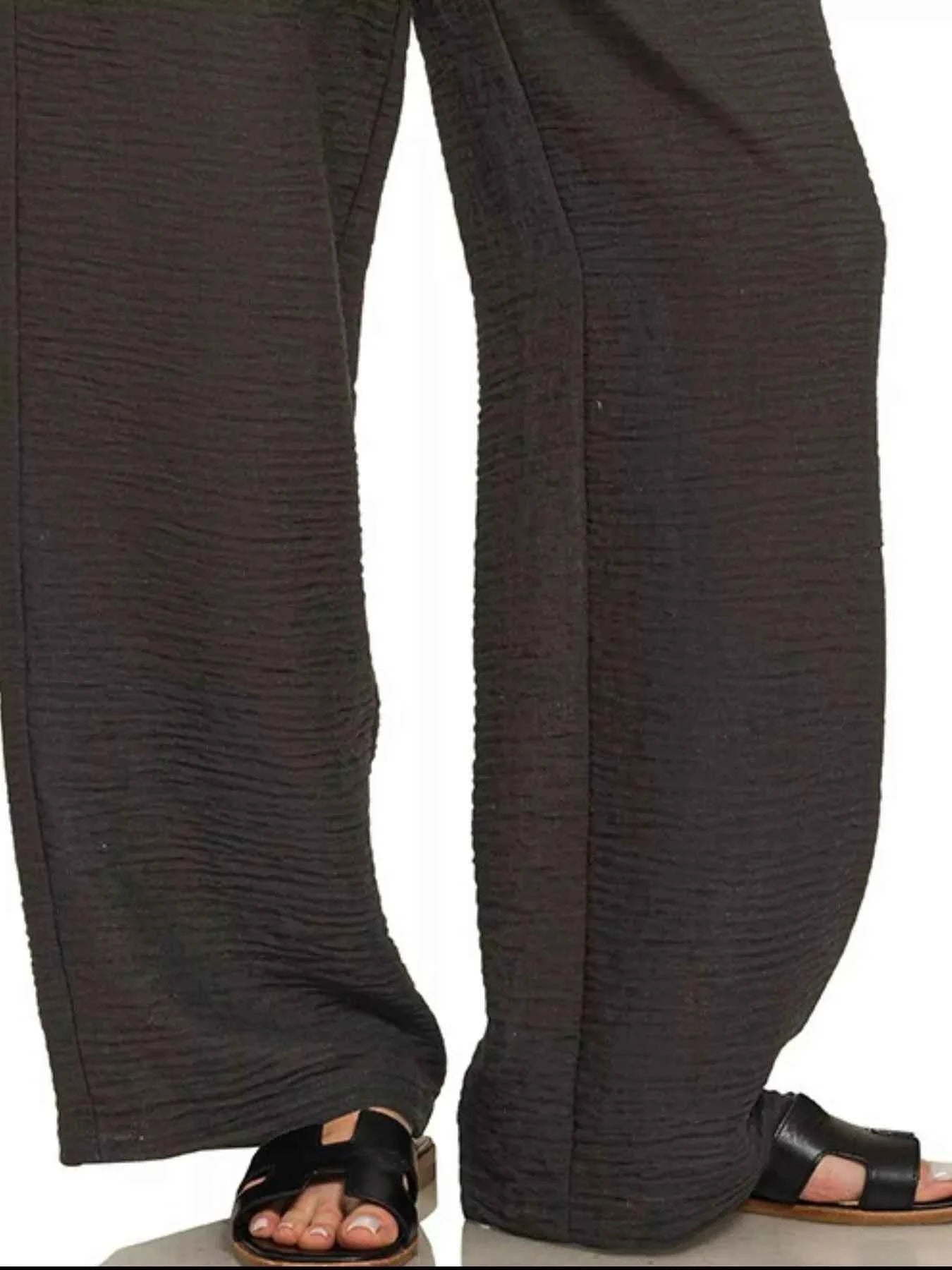 Zenana Woven Crepe Elastic Band Pants 34fbf057-1e1f-4ce1-b49a-1f2aca60ccd7-Max-Origin