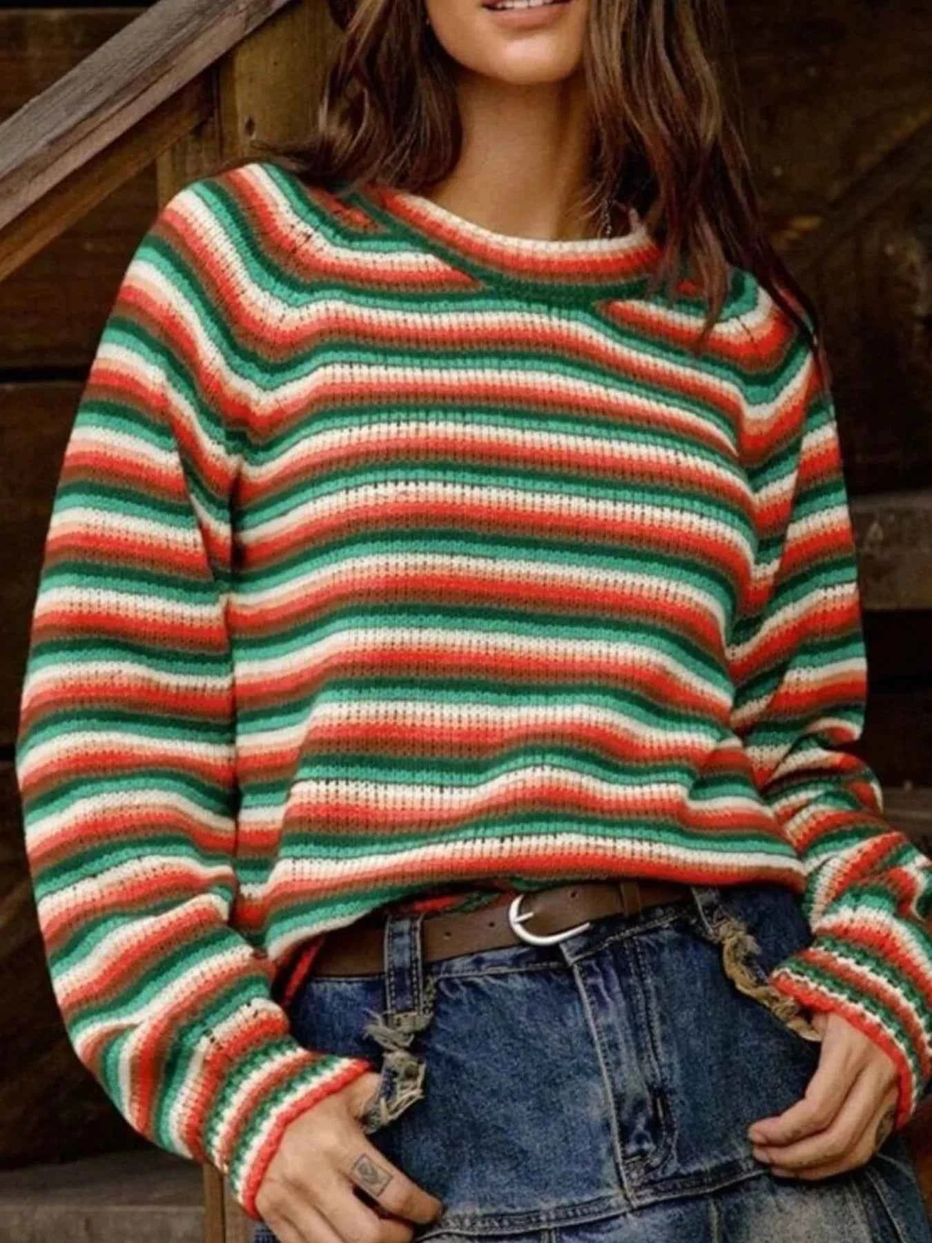 Rainbow Striped Pullover Sweater 34fdecb2-c37d-432b-a738-65edf630f8c6-Max-Origin