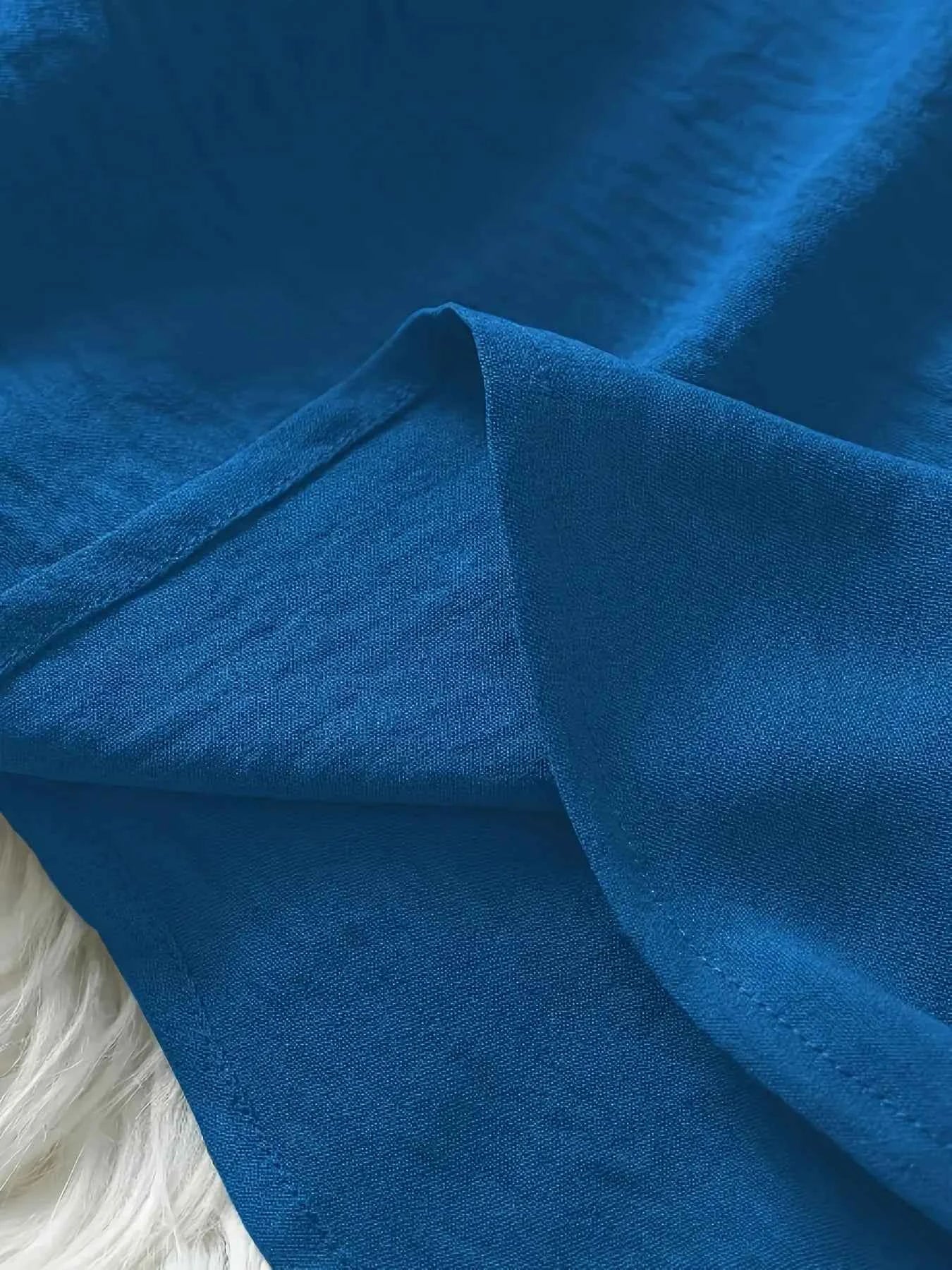 Casual Notched Short Sleeve Blouse 350f1be0d7234e04b8ca9d35ec78efd3-Max-Origin