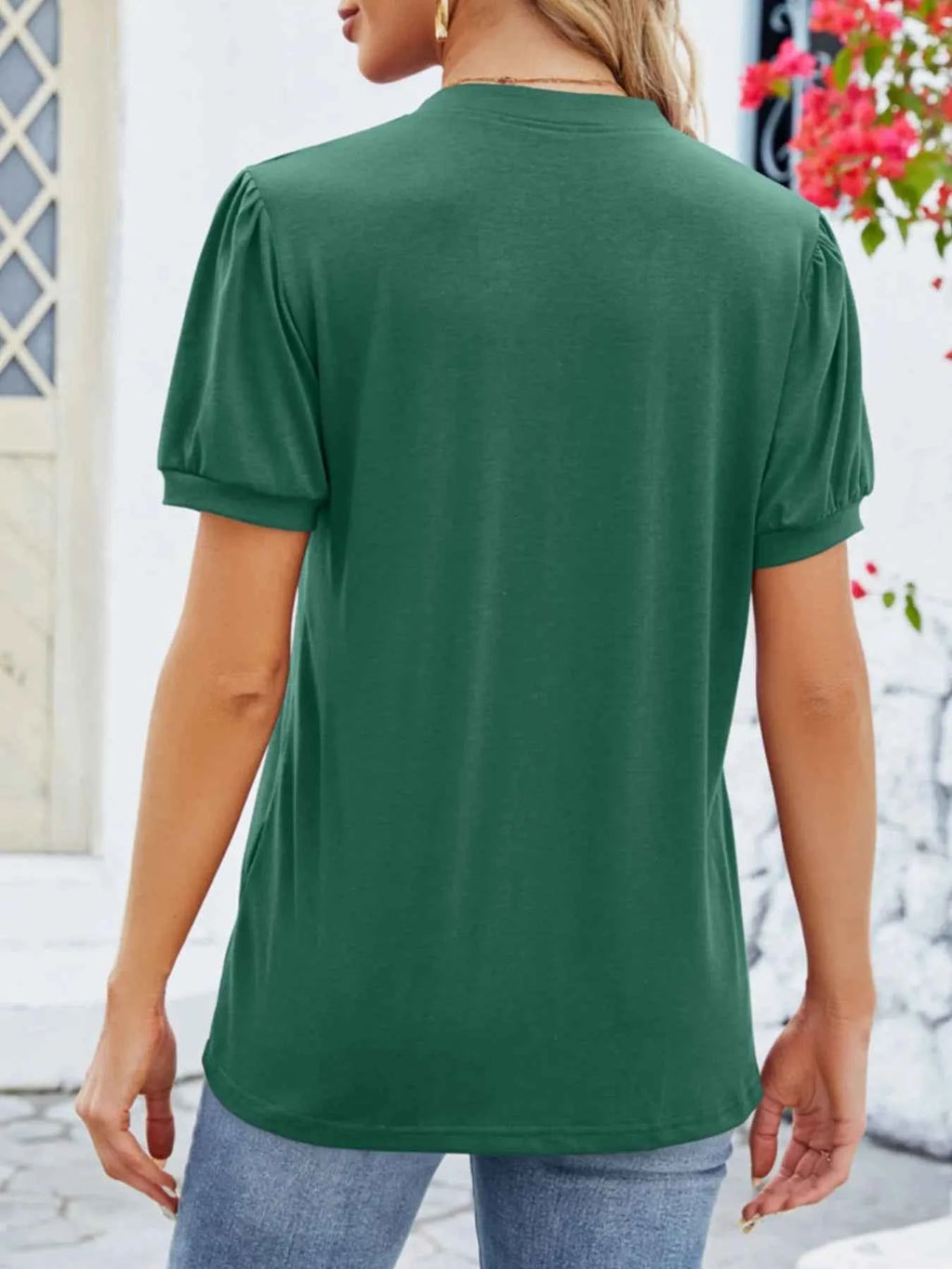 Notched Short Sleeve T-Shirt 35acacee-f24f-4452-90c3-8f6a781a02ce-Max-Origin