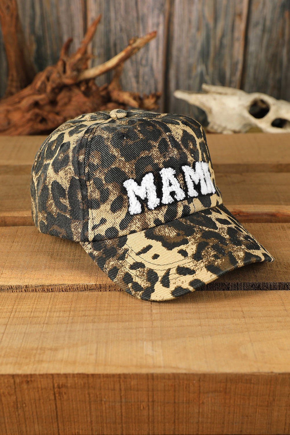 Leopard MAMA Letter Embroidered Baseball Cap 35e210c87d6e0f6e