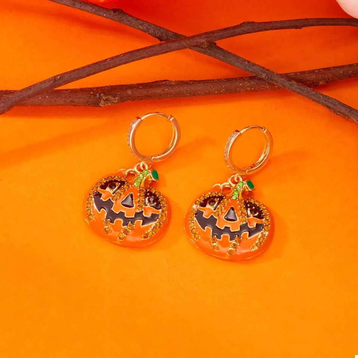 Halloween Pumpkin Drop Earrings 36125607-a4aa-4a6d-9ec2-bdad1b09474b-Max-Origin