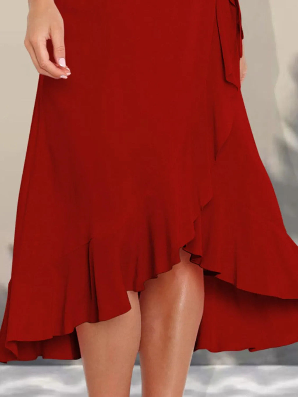 Ruffled Hem Tied Skirt 3763d90c-2e60-45c1-b66b-34699dbca10d-Max-Origin