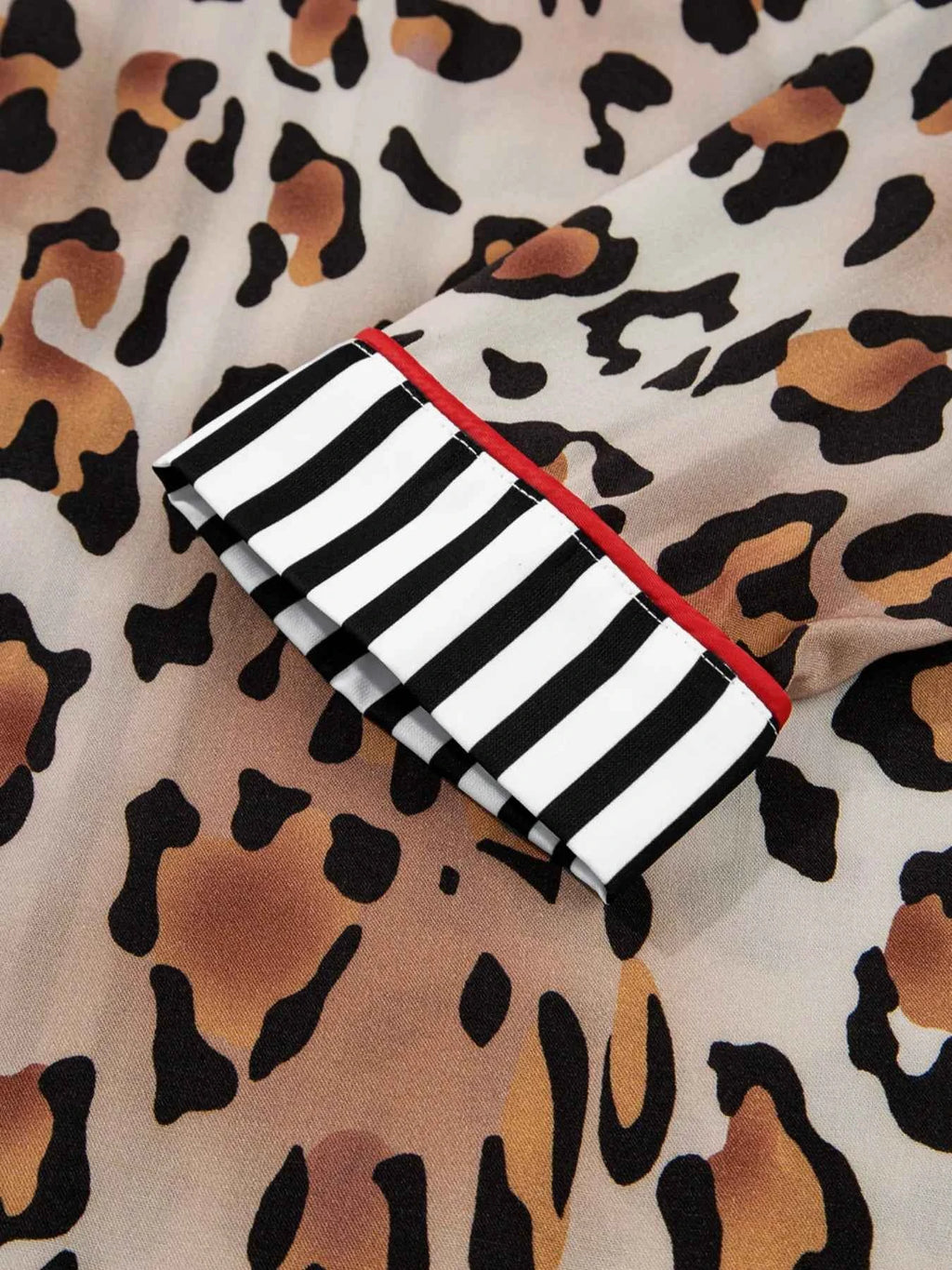 Leopard and Striped Trim Shirt and Pants Set 37bd21c9-f32a-4042-9025-48e99524f09c-Max-Origin