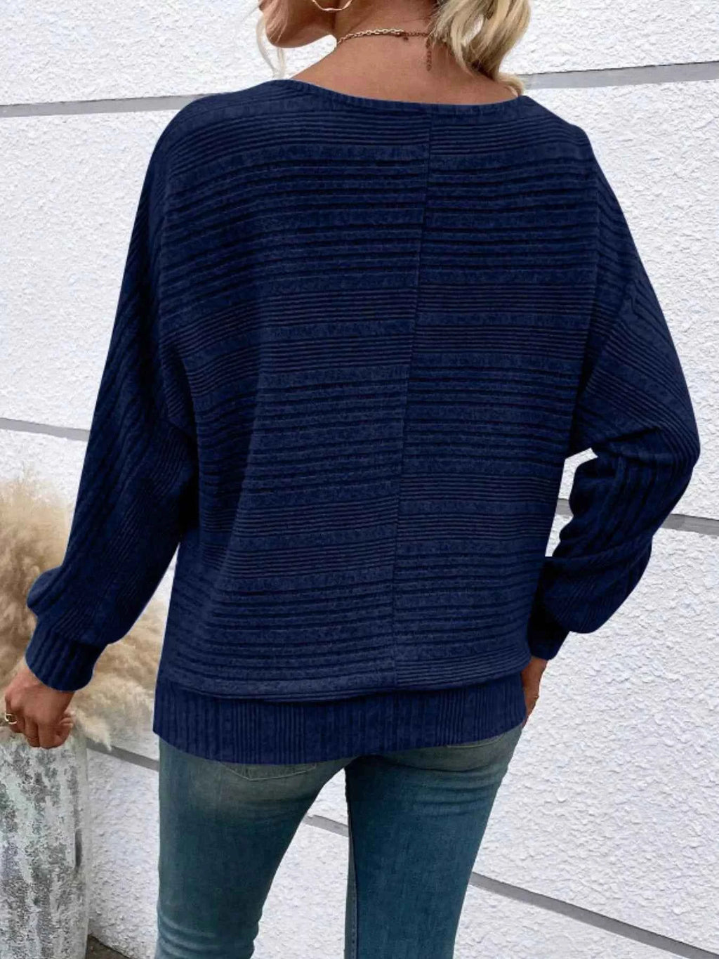 Ribbed Round Neck Long Sleeve Top 38381799-d310-4b23-b2eb-623217537e6d-Max-Origin