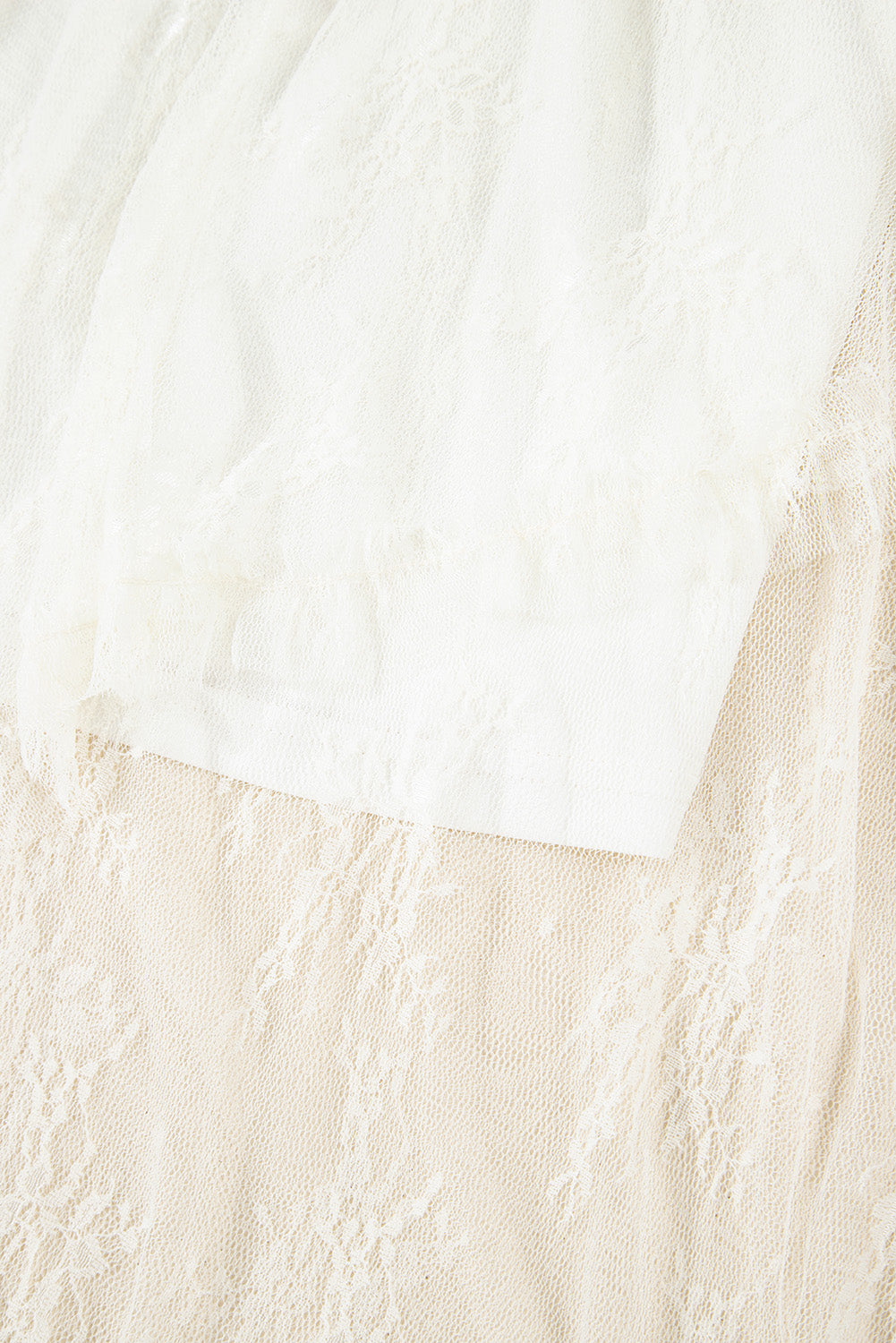 Apricot Lace Cascading Tiered High Waist Maxi Skirt 3ab36bccc5d785e8