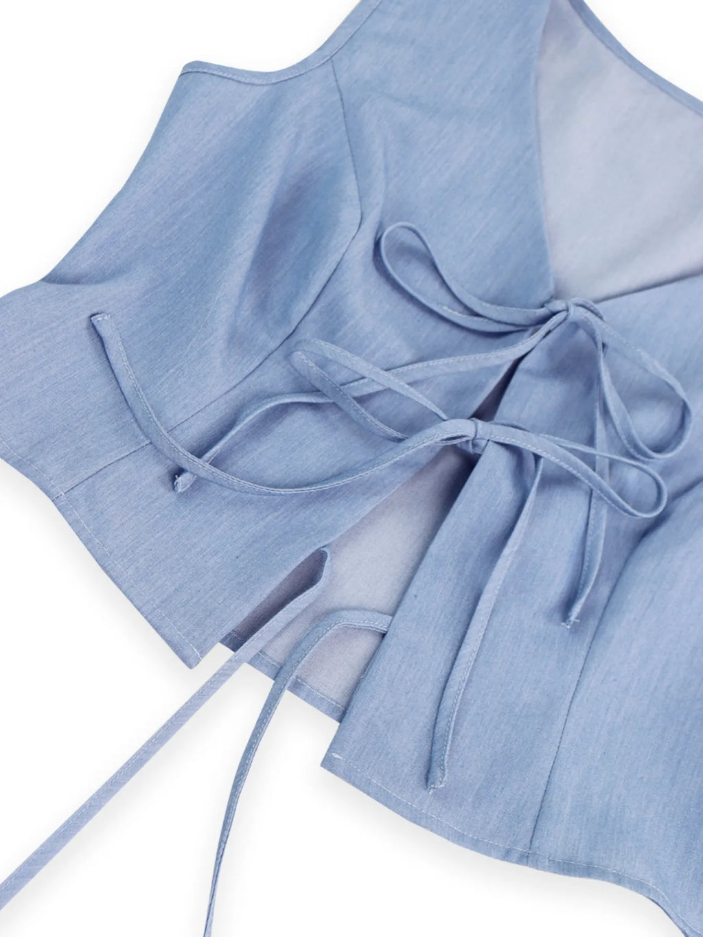 Tie Front Vest and Wide Leg Pants Set 3b3794a8-6921-433a-948b-1882dba40b22-Max-Origin