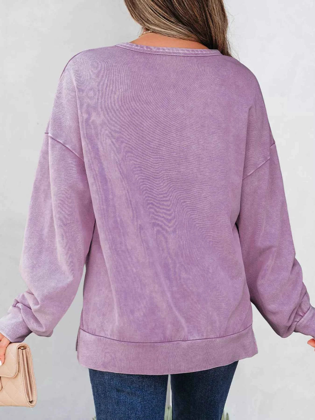 Mineral Wash Bow Patchwork Sweatshirt 3b8e508f0f32449fafaa990de9499f4c-Max-Origin