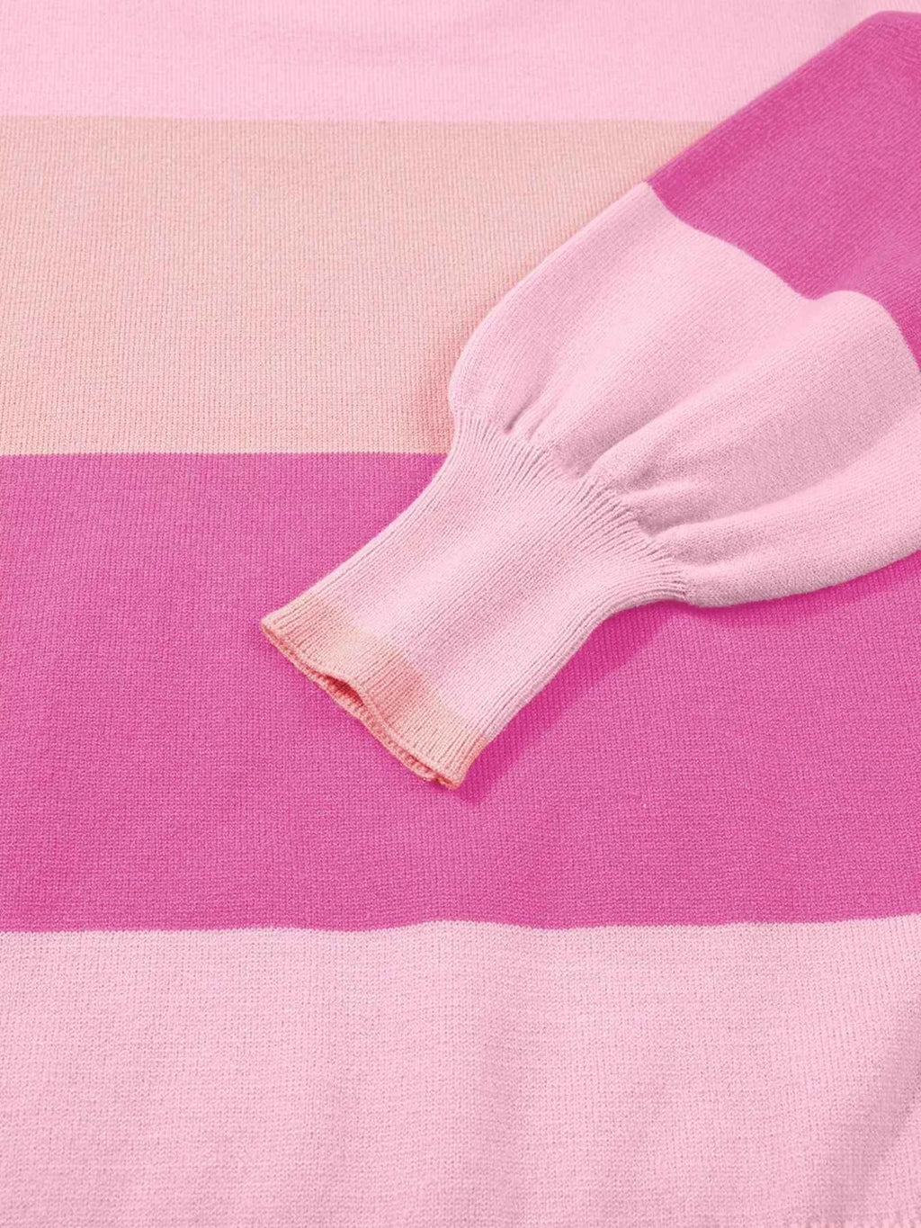 Sequined HOLLY JOLLY Color Block Crew Neck Sweater 3b966d36eb7f4f8a93b3aedfd4d4edcc-Max-Origin