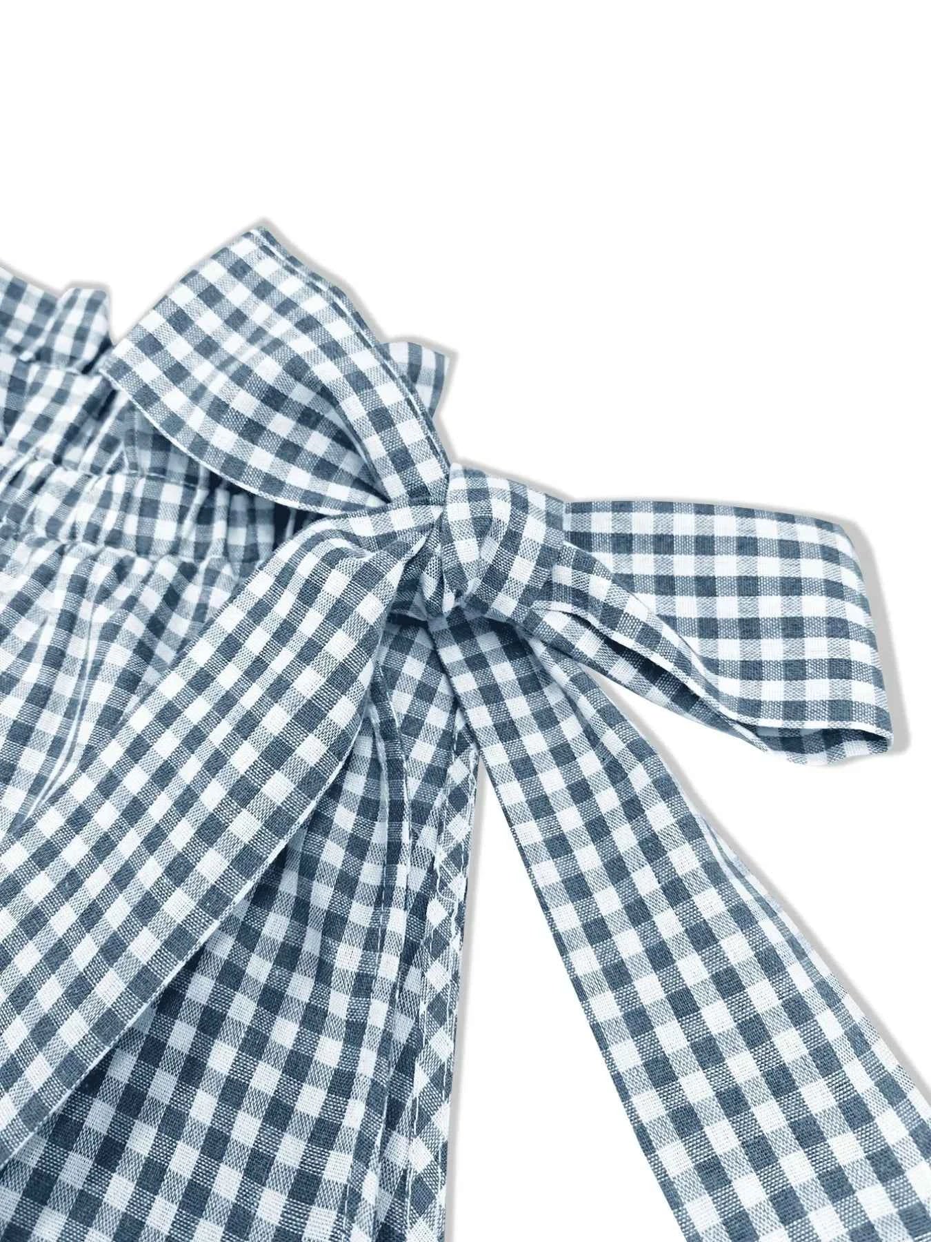 Asymmetric Gingham Bow Tie Sleeveless Top 3bdc7ae5-fb82-4542-8804-4c9c895dcb1c-Max-Origin