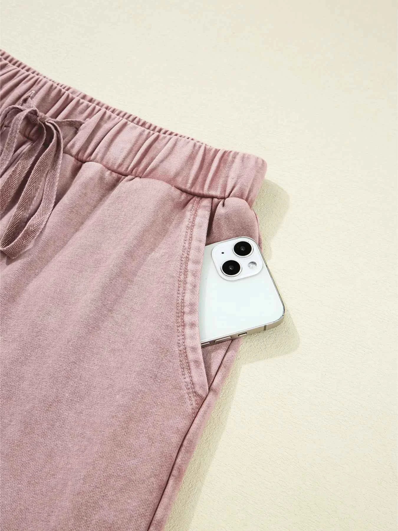 Mineral Wash Tiered Wide Leg Patchwork Drawstring Pants 3be02914026b4b5ba8ad2983de1f0d17-Max-Origin