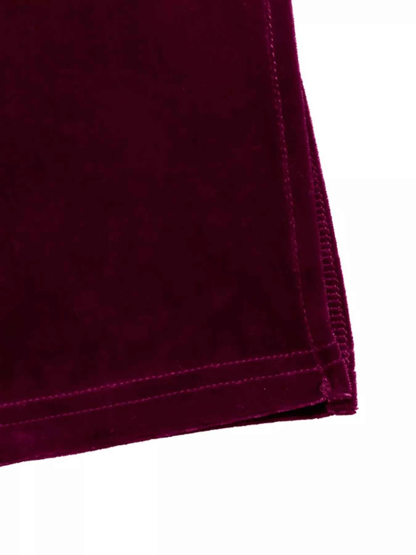 Velvet Slit Round Neck Long Sleeve Dress with Side Tie Detail 3c1c57004caf44d2890874ccc7c291e1-Max-Origin