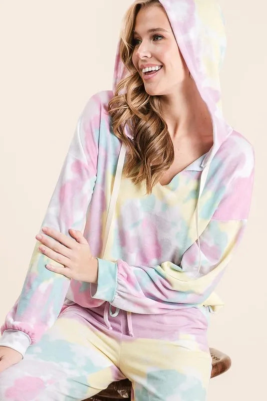 BiBi Tie Dye French Terry Casual Pants 3c843d4fa13b4034823a25dfaf159a6d-Max-Origin