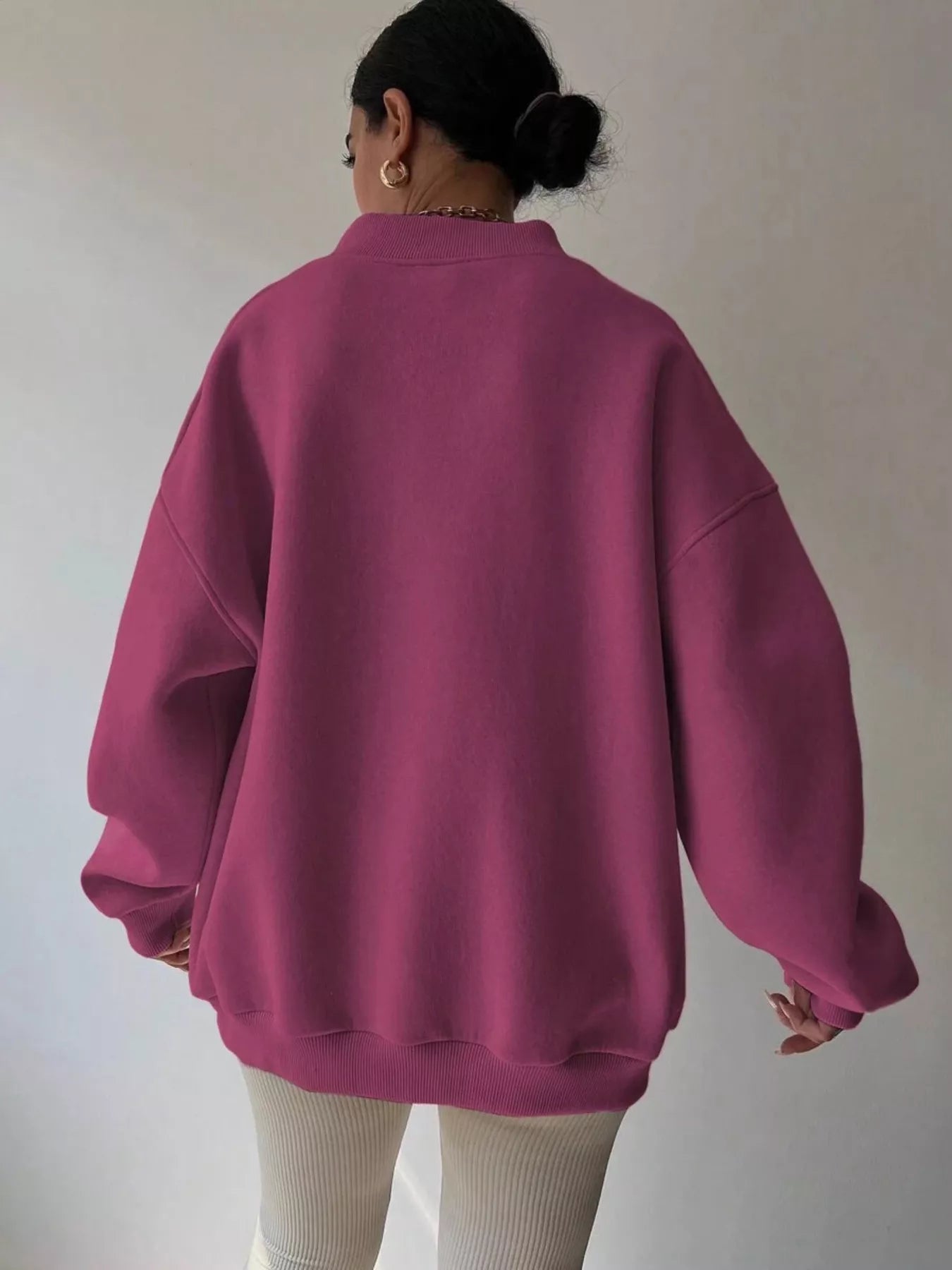 Dropped Shoulder Long Sleeve Oversized Sweatshirt 3c996a705eb744efa3a0e58699a2b3b9-Max-Origin
